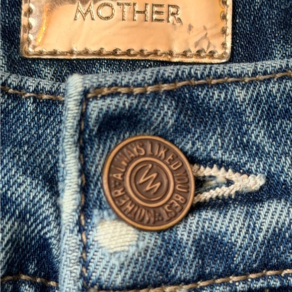 MOTHER The Tomcat Ankle “Roasting Nuts” Jeans 🌞 Embroidered Sun | Size 28 - Picture 16 of 16